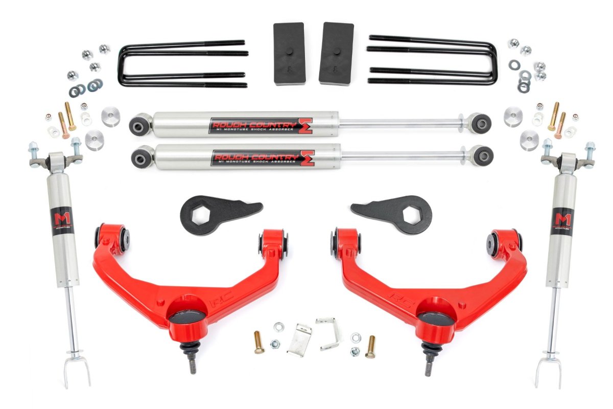 Chevrolet Silverado 3500 HD Suspension Lift Kit - Rough Country - M1 w/ Overloads - '11-'19